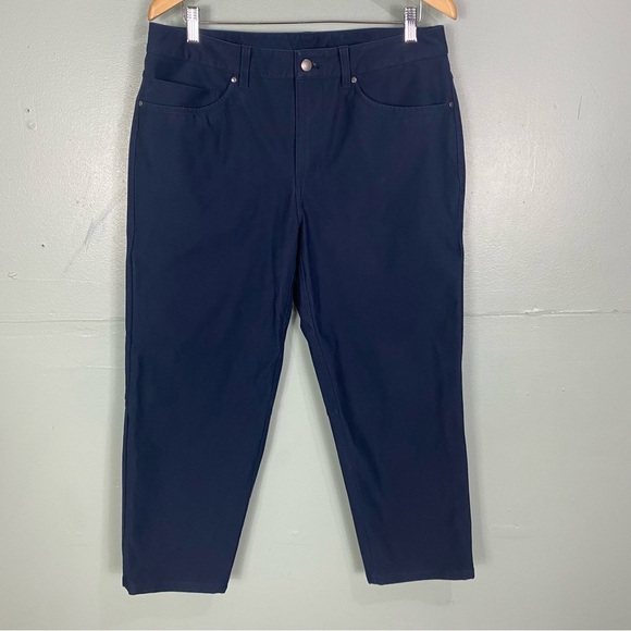 Lululemon Mens‎ ABC Crop Pant Blue Sz 34 M5AH0S - Picture 1 of 5
